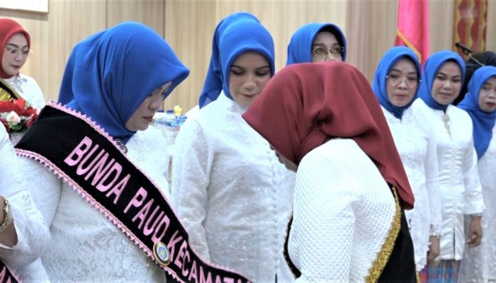 Bunda PAUD Kecamatan se-Kota Kendari Dikukuhkan