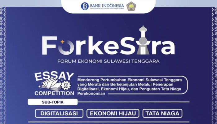 Dorong Pertumbuhan Ekonomi di Sultra, Bank Indonesia Helat Kompetisi Essay