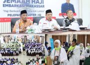 Ratusan Jemaah Haji Tambahan Asal Sulawesi Tenggara Diberangkatkan