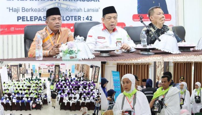 Ratusan Jemaah Haji Tambahan Asal Sulawesi Tenggara Diberangkatkan