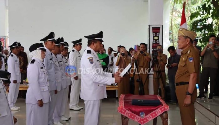 24 Kepala Desa Terpilih di Kolaka Resmi Dilantik, Ini Pesan Bupati