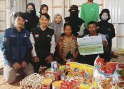 DDV Sultra dan HMJ Ilmu Kelautan UHO Salurkan Amanah Para Donatur Untuk Biaya Operasi Adik Tegar