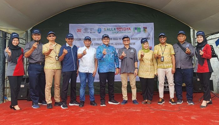 Serikat Pekerja Toyota Astra Motor dan Kalla Toyota Gelar CSR Peresmian Sumur Bor di Palu