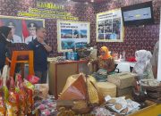 BKKBN Sultra Promosikan Produk Kerajinan Lokal Pada Pameran Gelar Dagang Harganas XXX Sumsel