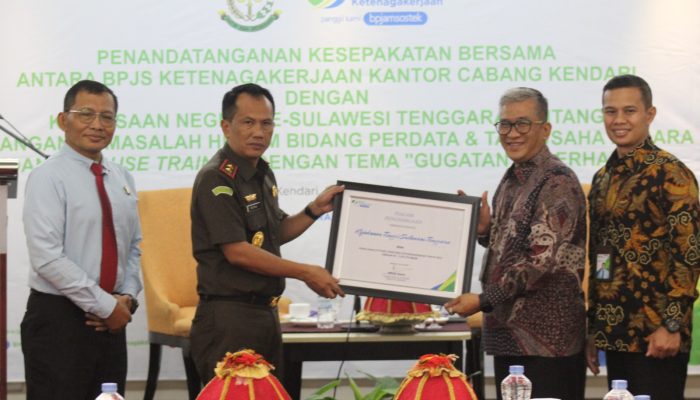 Penanganan Hukum Bidang Datun, Kejari se-Sultra dan BPJAMSOSTEK Bangun Sinergitas