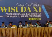 Wisuda XI IAIN Kendari, 626 Mahasiswa Dinyatakan Lulus