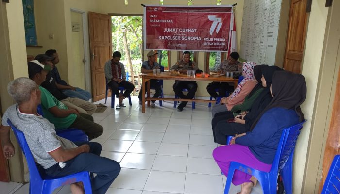 Warga Waworaha Konawe Keluhkan Maraknya Peredaran Narkotika, Kapolsek Soropia : Akan Kami Atensi