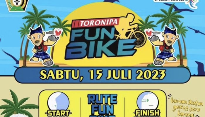 Galangkan Bangga Berwisata di Indonesia, Dispar Sultra Bakal Gelar Toronipa Fun Bike