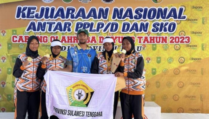 4 Atlet Dayung Sultra Raih Medali Emas di Kejurnas PPLP Riau 2023