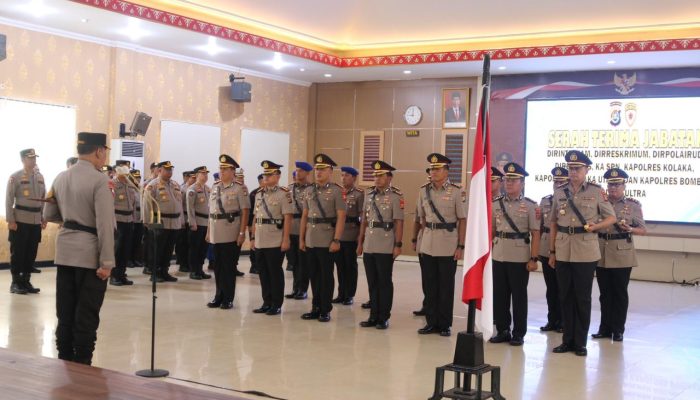 Sejumlah PJU dan Kapolres Lingkup Polda Sultra Berganti, Berikut Daftarnya