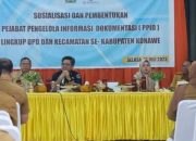 Diskominfo Konawe Gelar Kegiatan Penguatan Kapasitas PPID Utama dan PPID Pembantu
