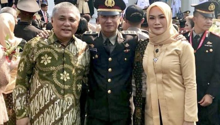 Putra Bupati Konawe Terima Kenaikan Pangkat pada Momen HUT ke-77 Bhayangkara