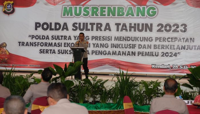 Tingkatkan Profesionalisme dan Keamanan Jelang Pemilu, Polda Sultra Gelar Musrenbang