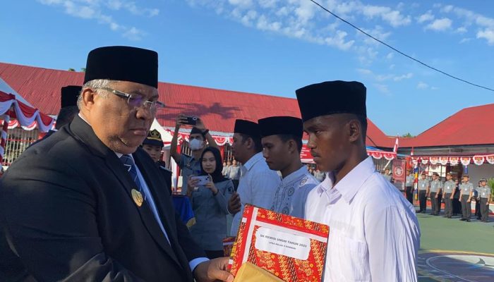 1.948 WBP Lapas Kendari Terima Remisi, 7 Orang Langsung Bebas