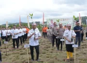 Wakapolda Sultra Bersama Pj Wali Kota Kendari Tanam Mangrove di Teluk Kendari