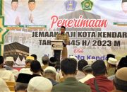Pj Wali Kota Kendari Terima Jemaah Haji 1445 Hijriah