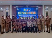 Biro SDM Polda Sultra Bersama Pemkab Konsel dan Muna Barat Menandatangani Kesepakatan Assessment Center Polri