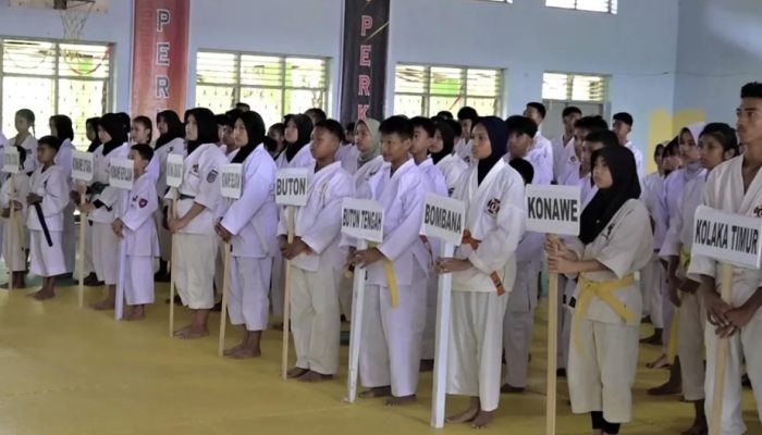 Turnamen Shorinji Kempo Antar-Pelajar di Sultra Resmi Terselenggara, Diikuti 200 Atlet