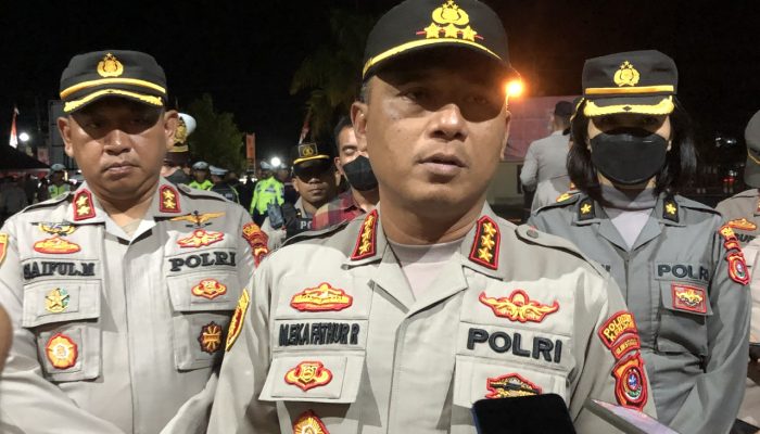 Polresta Kendari Terjunkan 150 Personel Amankan Pengibaran Bendera 17 KM di JTK