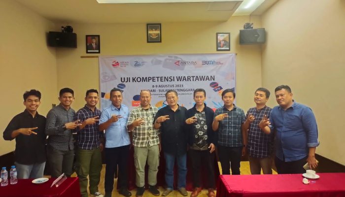 Resmi Ditutup, Tujuh Jurnalis di Sultra Lulus UKW ANTARA