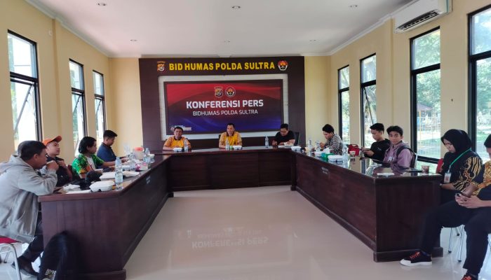 Wujudkan Transparansi Informasi, Polda Sultra Silaturahmi Bersama Insan Pers