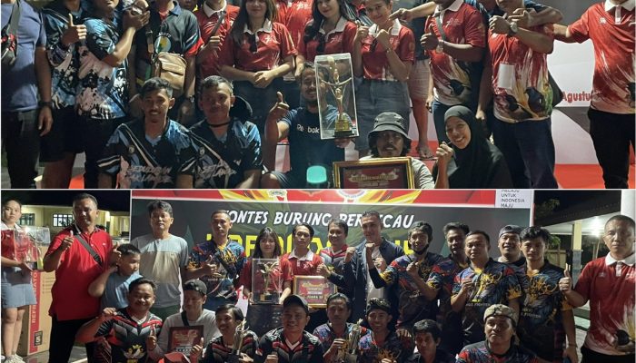 Kontes Burung Berkicau Kapolda Cup, 2 Tim Asal Kendari Sabet Juara Umum