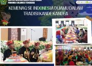 Kemenag se Indonesia Dijamu dengan Tradisi Kande Kandea