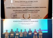 Kemenag Sultra Raih Penghargaan Terbaik Ketiga Pengadaan CASN Formasi 2022