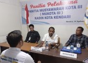 Muskota III Kadin Kendari Bakal Digelar, Stering Committe: Baru Satu Kandidat yang Kembalikan Berkas