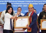 Raih Penghargaan KI Komunal Terbanyak Kedua Nasional, Pj Gubernur Sultra Imbau Masyarakat Aktif Melindungi Kekayaan Intelektual 