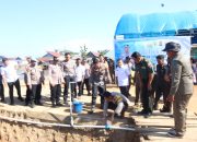Polres Konsel Berikan Bantuan Air Bersih kepada Warga Desa Torobulu