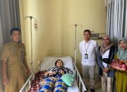 Harpelnas, BPJAMSOSTEK Kendari Kunjungi Peserta Kecelakaan Kerja