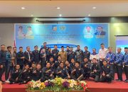 Ketua PWI Sultra Kukuhkan Pengurus PWI Konsel Periode 2023-2026