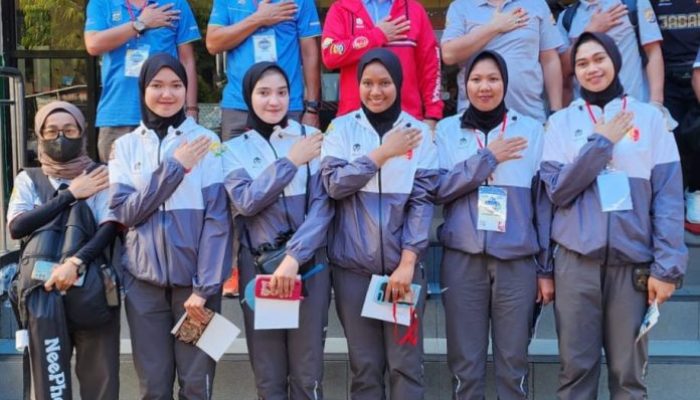 Dua Atlet Voli Putri Asal Konawe Perkuat Polda Sultra di Kapolri Cup 2023