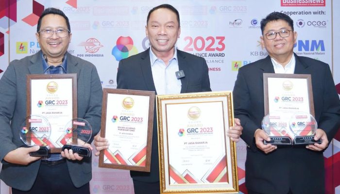 Jasa Raharja Raih 4 Penghargaan GRC dan Performance Excellence Award 2023