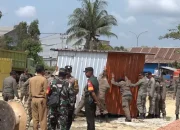 Pedagang di Kawasan RTH Jalan Z.A Sugianto Ditertibkan Tim Satgas Kota Kendari