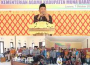 Kakanwil Kemenag Sultra Buka Bimbingan Pra Nikah di Pura Bhuana Kerta Muna Barat