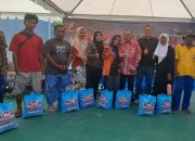 Peringati HUT TNI Ke-78, PT. Antam Ikut Berpartisipasi Dalam Bazar Murah di Mako Pangkalan AL Kendari