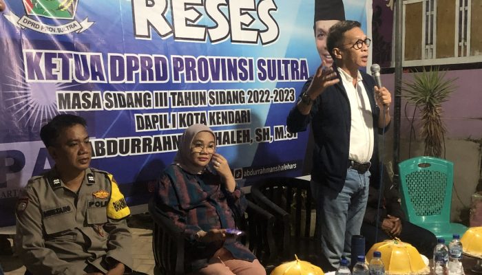 Warga Lalodati Sampaikan Sejumlah Permintaan Kepada Ketua DPRD Sultra Saat Reses