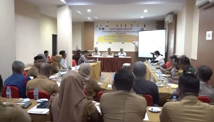 Pemkot Kendari Berkolaborasi LPPKM UHO Gelar Seminar Akhir Penyusunan Dokumen Kajian Risiko Bencana