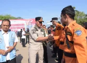 Pj Wali Kota Kendari Ikuti Apel Bulan Pengurangan Risiko Bencana ke-XI Nasional 2023