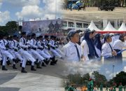 Defile hingga Demonstrasi Pembebasan Sandera Meriahkan HUT ke-78 TNI di Kendari