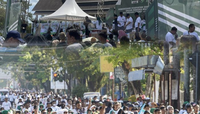 Puncak Milad ke-57 KAHMI di Kendari, Hadirkan Jalan Sehat dan Bagikan Ratusan Doorprize