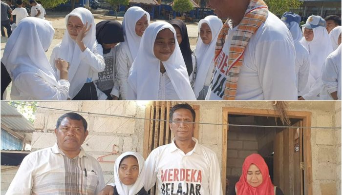 Jarak Bukan Hambatan, Kisah Leni Siswi Yatim Piatu di Wakatobi Jalan Kaki 14 Km Demi Sekolah