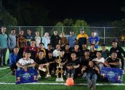 Dorong Peningkatan Fasilitas Olahraga, Ketua Koni Konsel Resmikan Lapangan Futsal Punggaluku