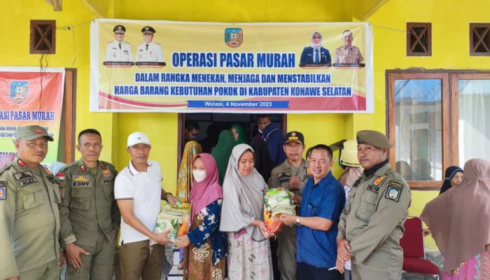 Pemkab Konawe Selatan Kembali Gelar Operasi Pasar Murah di 4 Kecamatan