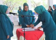 Ketua TP-PKK Konsel Kukuhkan Tujuh Ketua TP-PKK Kecamatan