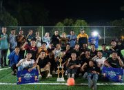 Dukung Pengembangan Olahraga di Konsel, Ketua Koni Resmikan Lapangan Futsal Punggaluku