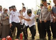 Tanam Tapal Batas Terakhir di Halaman Kantor Bupati, Ruksamin: Wujudkan Konut Lengkap