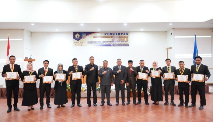 8 ASN Pemkab Konsel Diganjar Penghargaan dari BPSDM Sultra